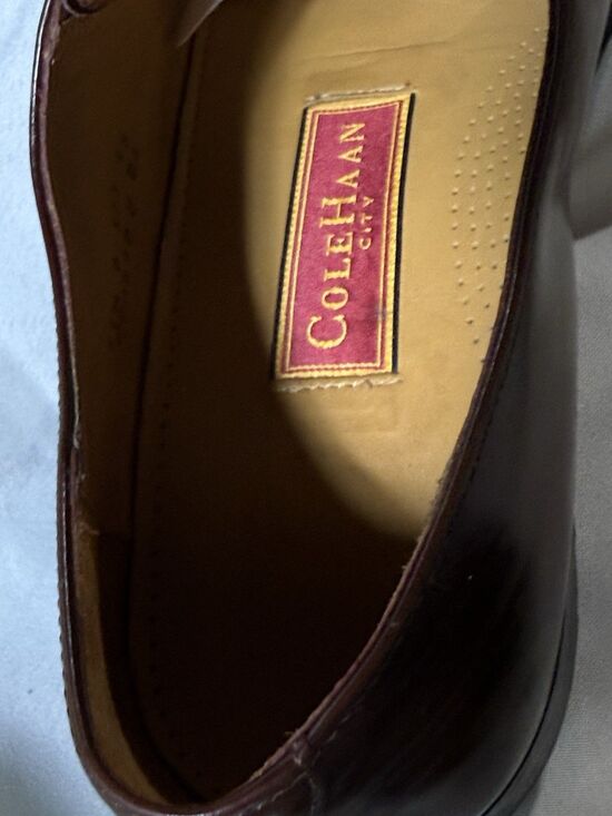 Cole Haan Men’s Dress Leather Tan/Brown Lace Up Shoes Sz 11.5